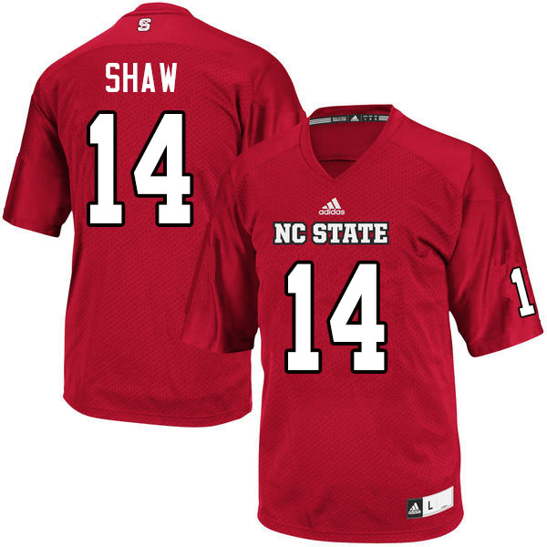 Men #14 Jamie Shaw NC State Wolfpack College Football Jerseys Sale-Red